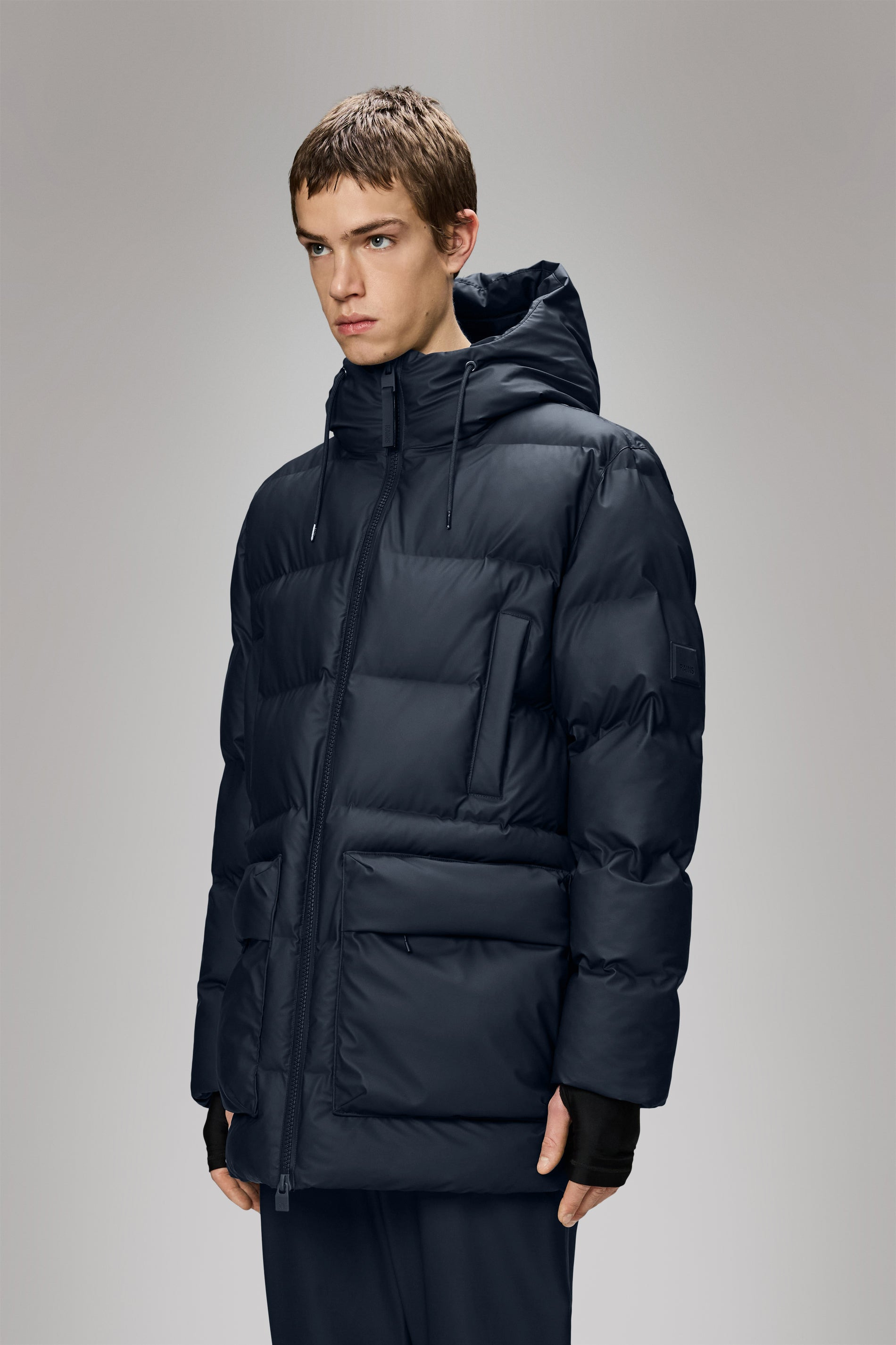 Alta Long Puffer Cargo Jacket - 5