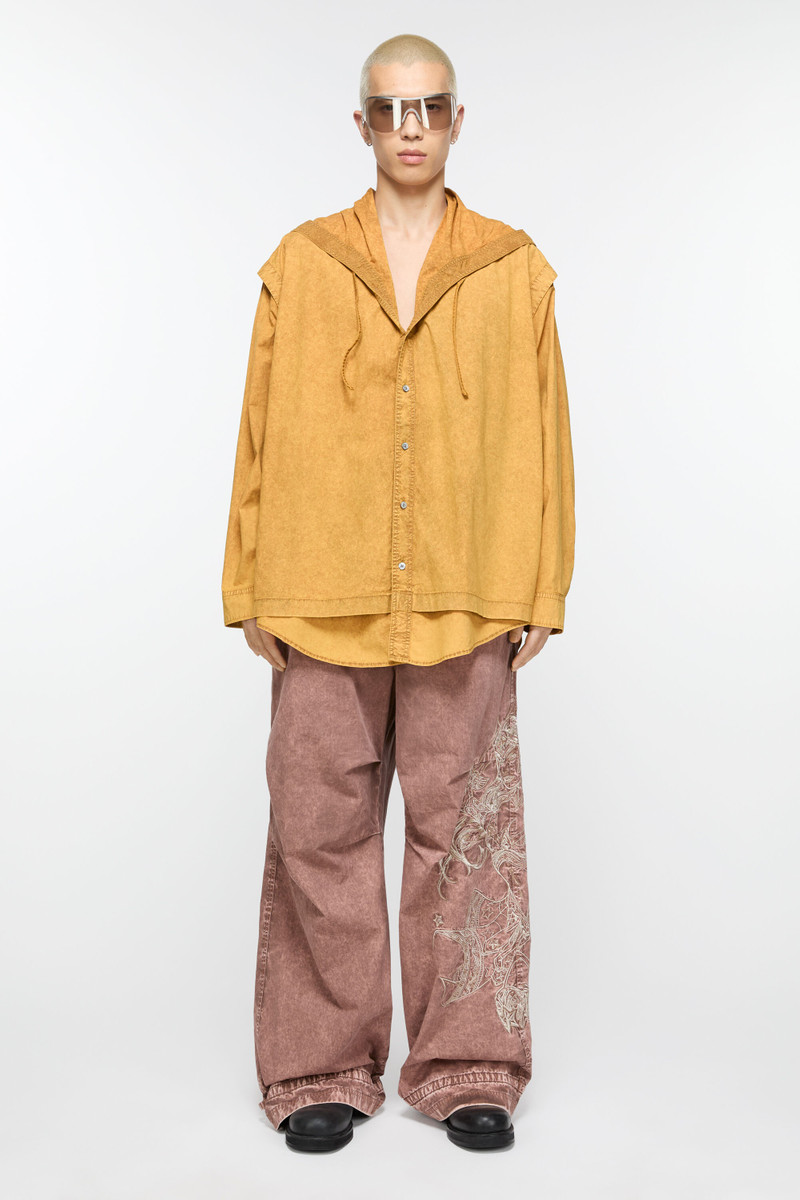 Acne Studios Trousers embroidered - Old pink/rust orange outlook