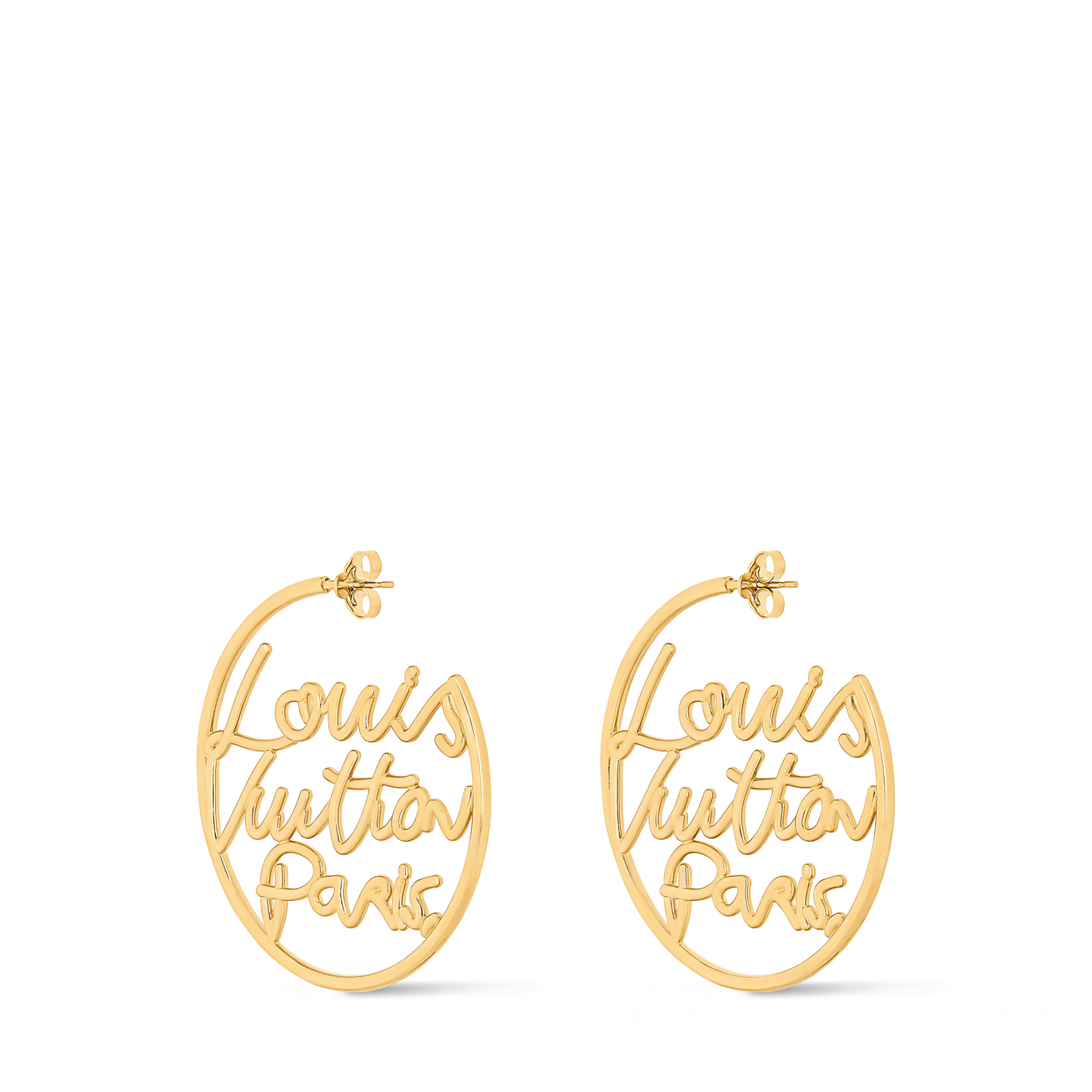 LV Script Earrings - 3