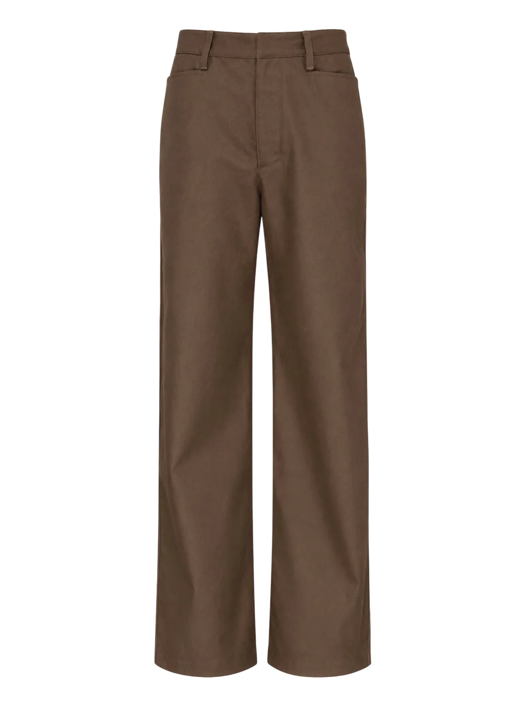 Straight Heavy Cotton Pants - 1