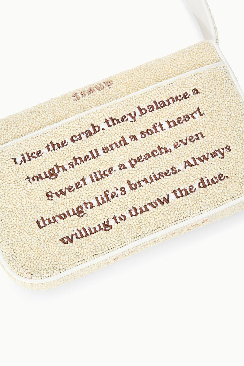 STAUD TOMMY ZODIAC BEADED BAG CANCER 4