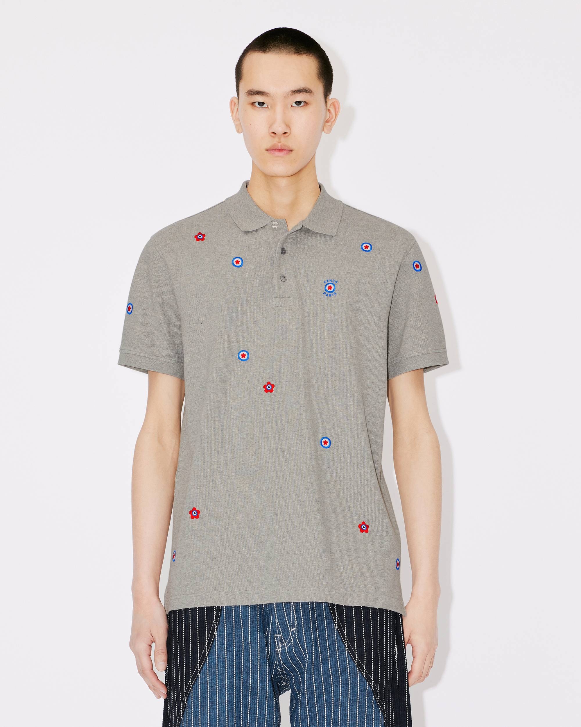 KENZO Target embroidered polo shirt - 3