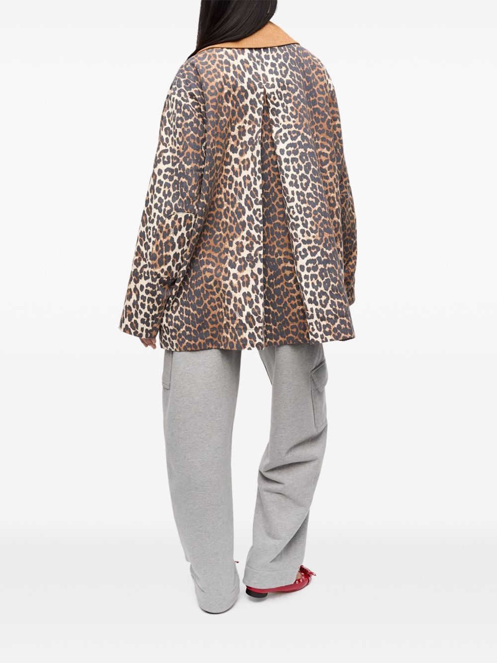 leopard-print bomber jacket - 4