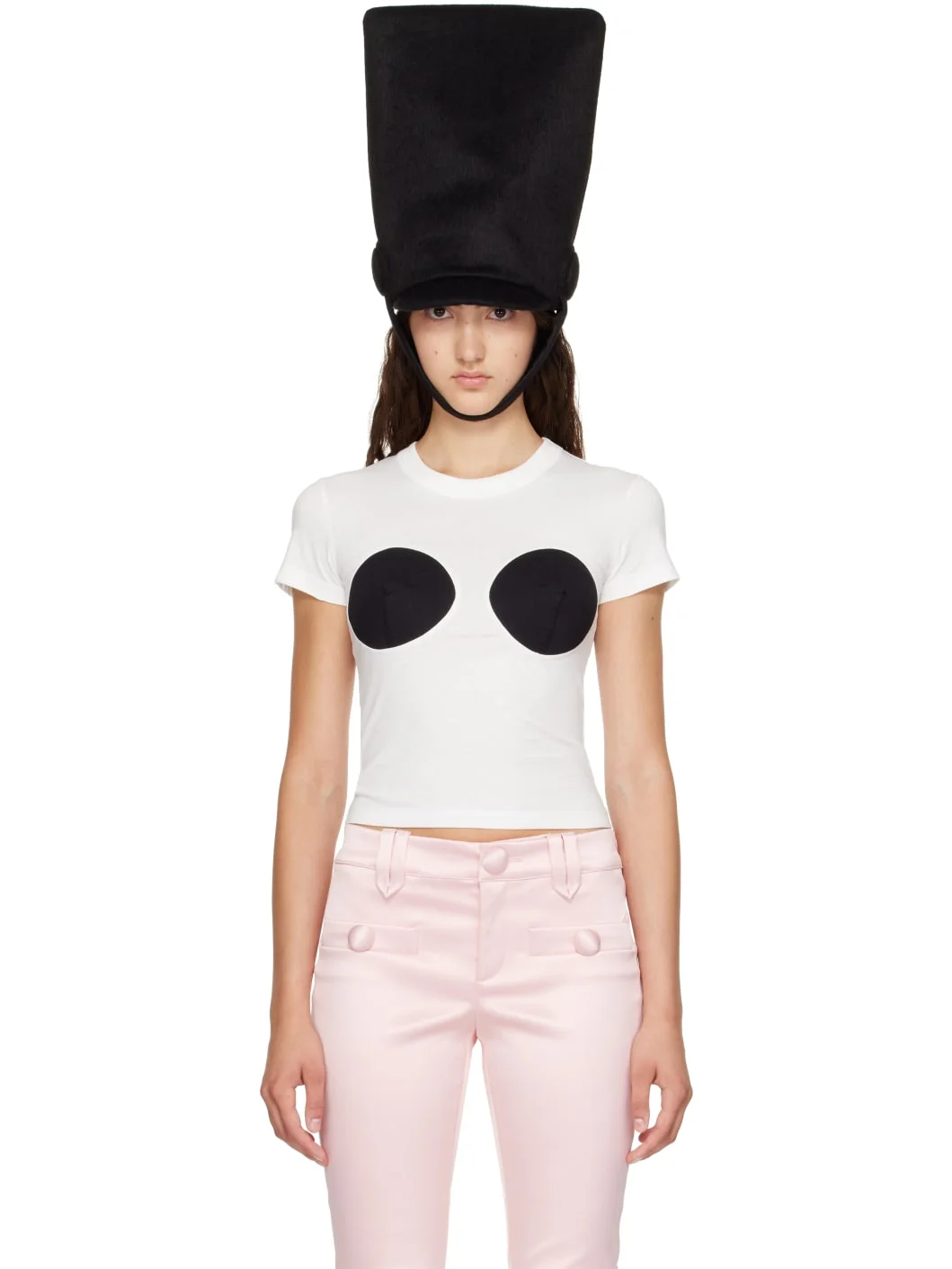 White Bullet Bra T-shirt - 1