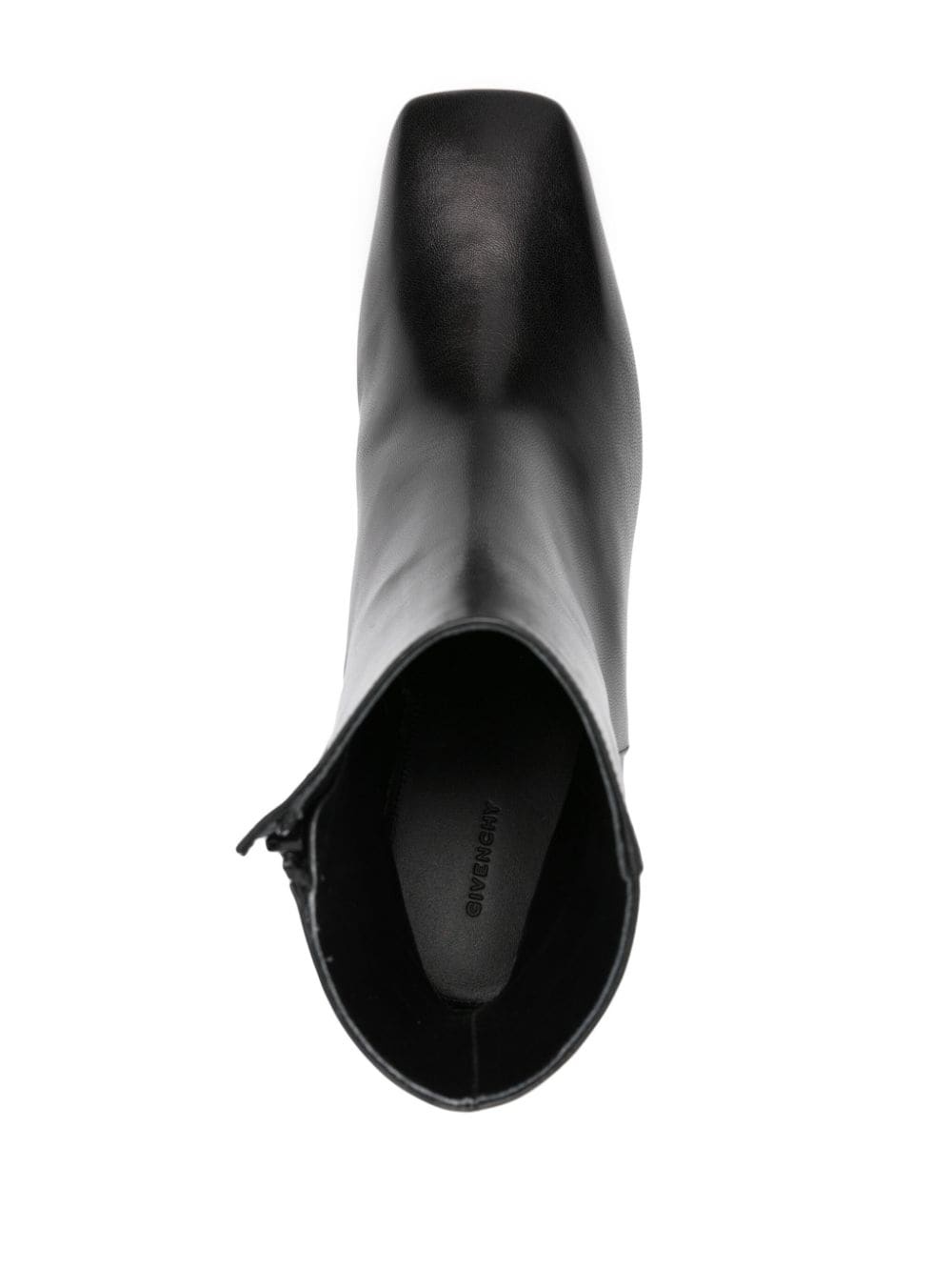 50mm logo-plaque leather boots - 4