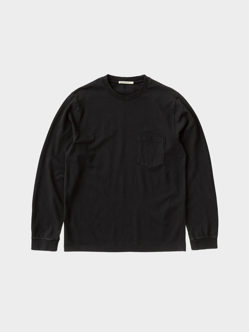 Rudi Heavy Pocket Tee Black 1