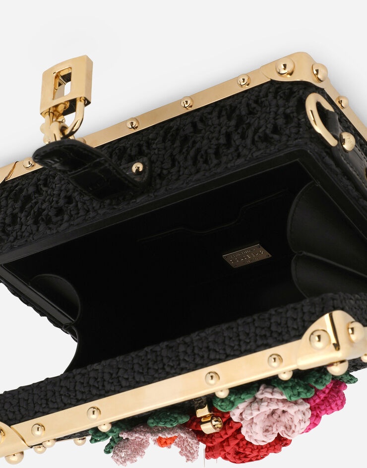 Raffia crochet Dolce Box bag - 5