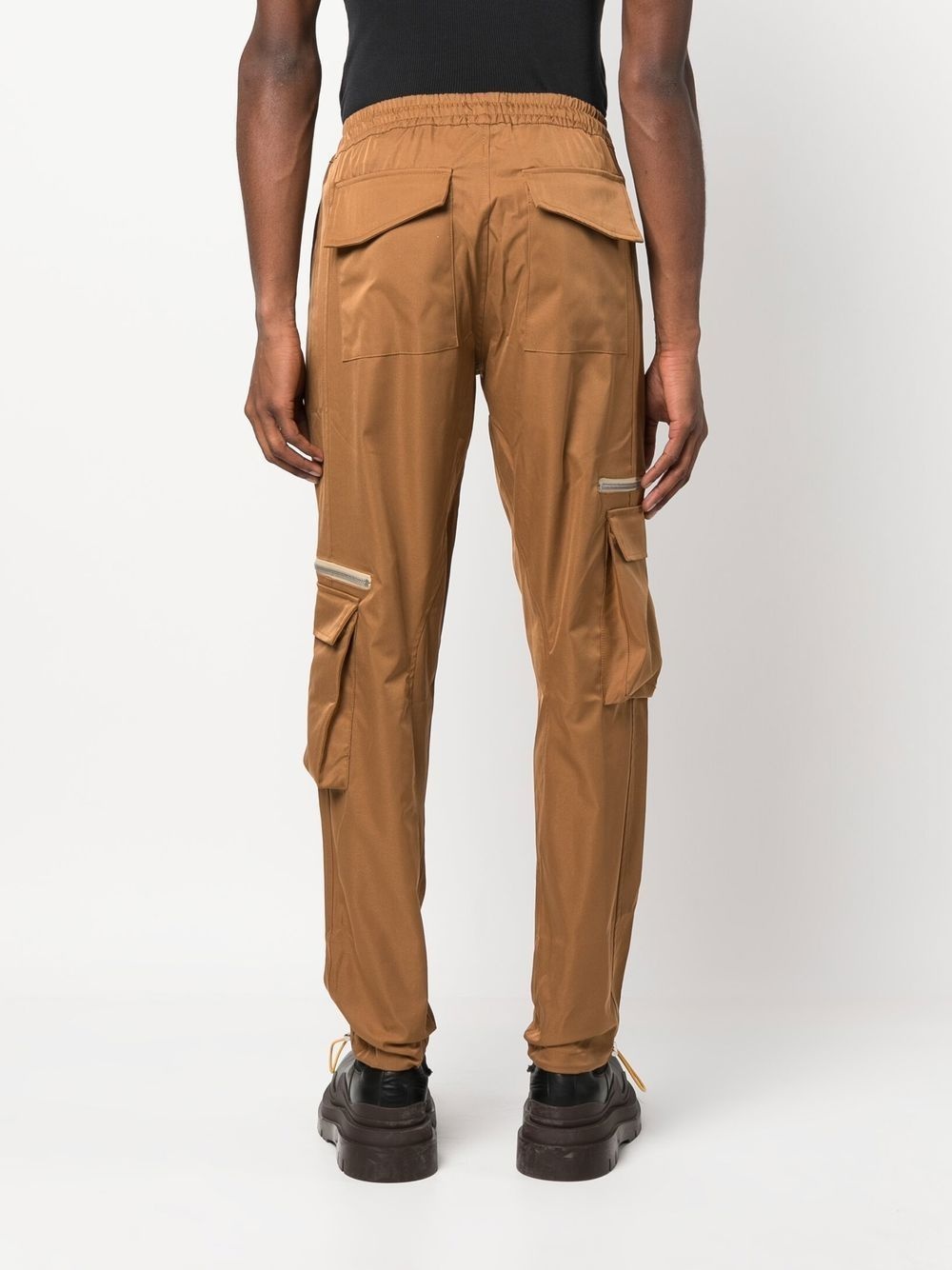straight-leg cargo trousers - 4
