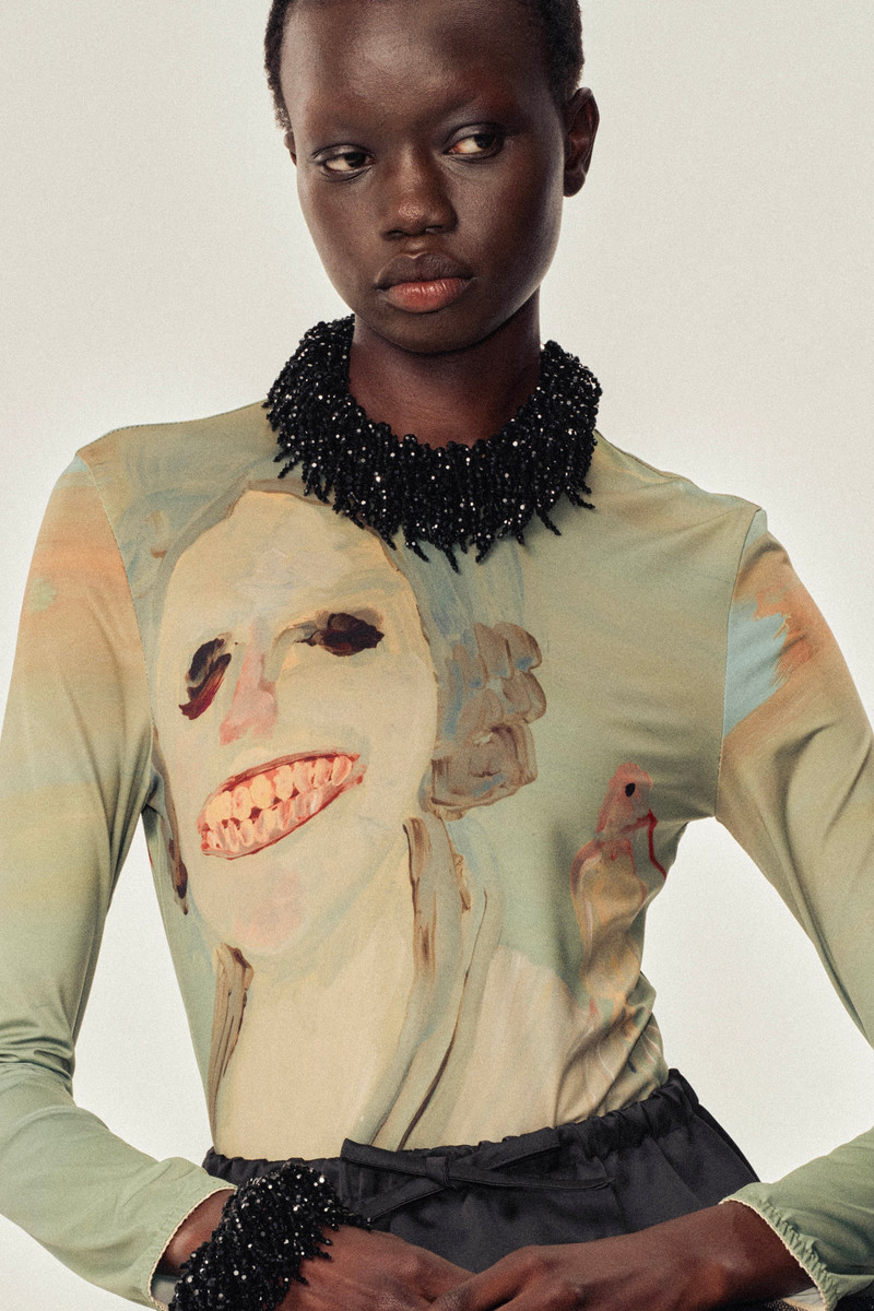 Simone Rocha Cascading Tassel Necklace outlook