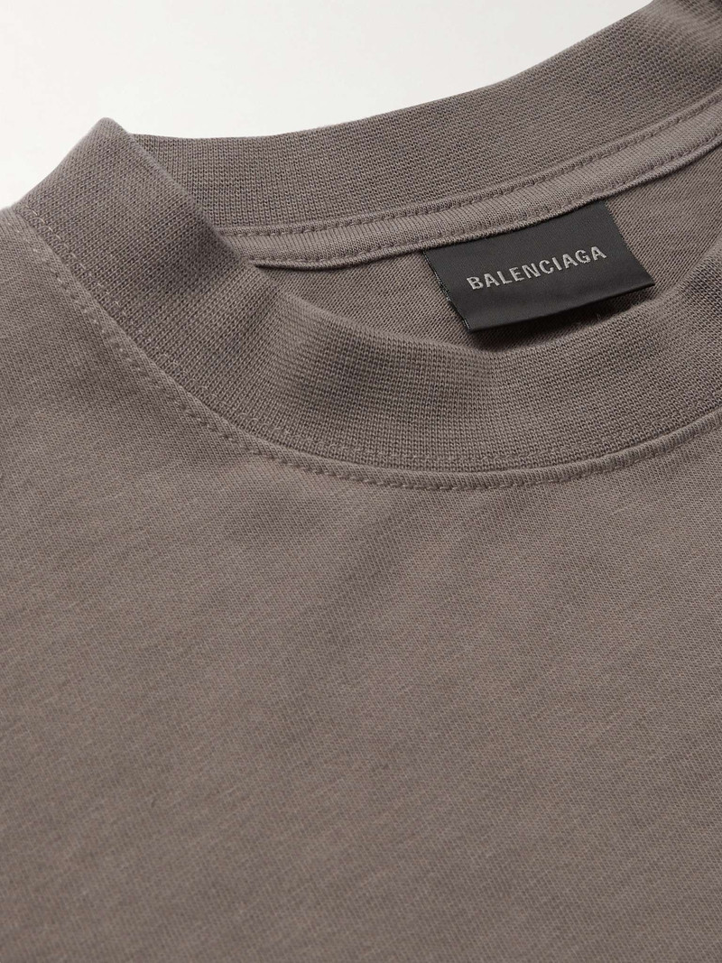 BB Paris Logo-Embroidered Cotton-Jersey T-Shirt 5
