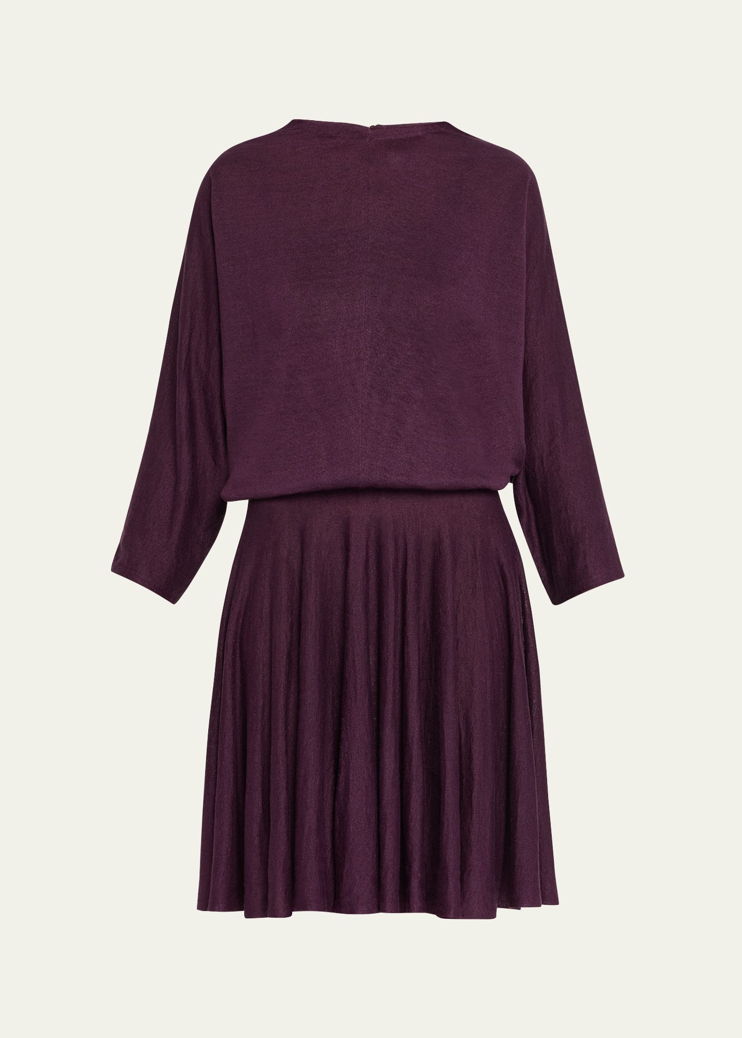 Fine Gauge Linen Skater Dress - 1
