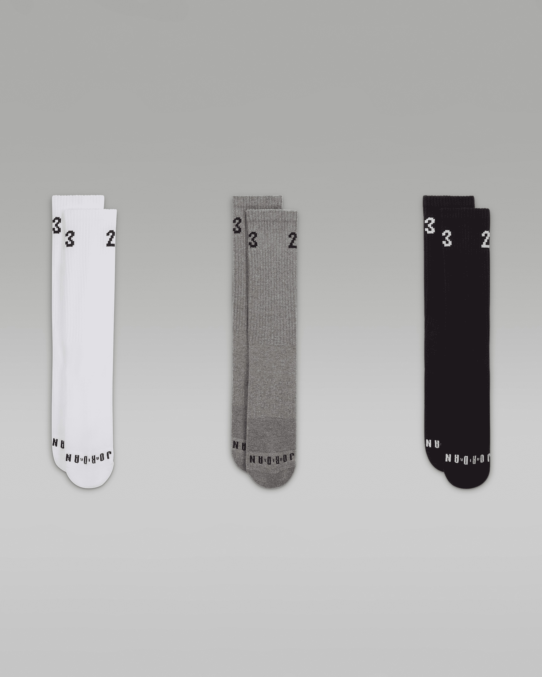 Jordan Essentials Crew Socks (3 Pairs) - 2