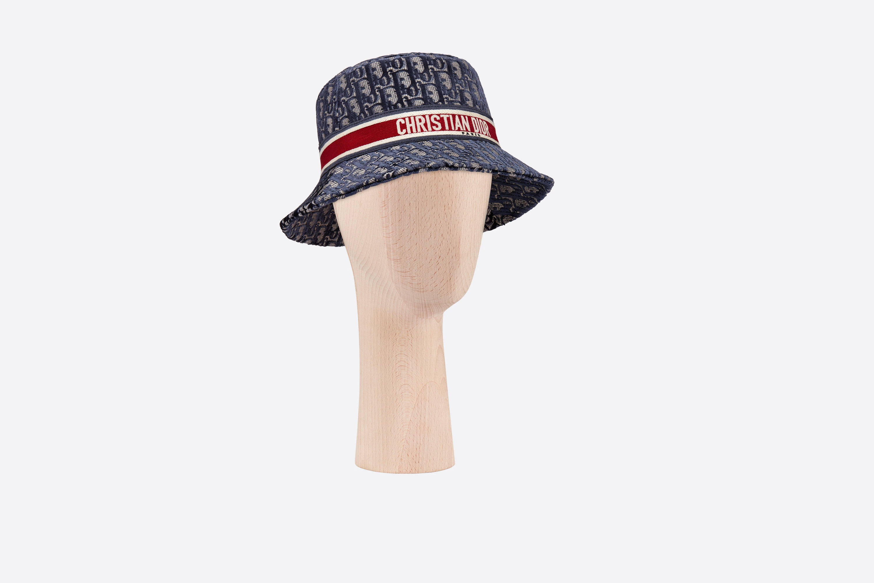 Dior Oblique Small Brim Bucket Hat - 1
