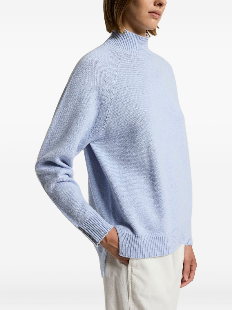 high-neck raglan-sleeve sweater 3