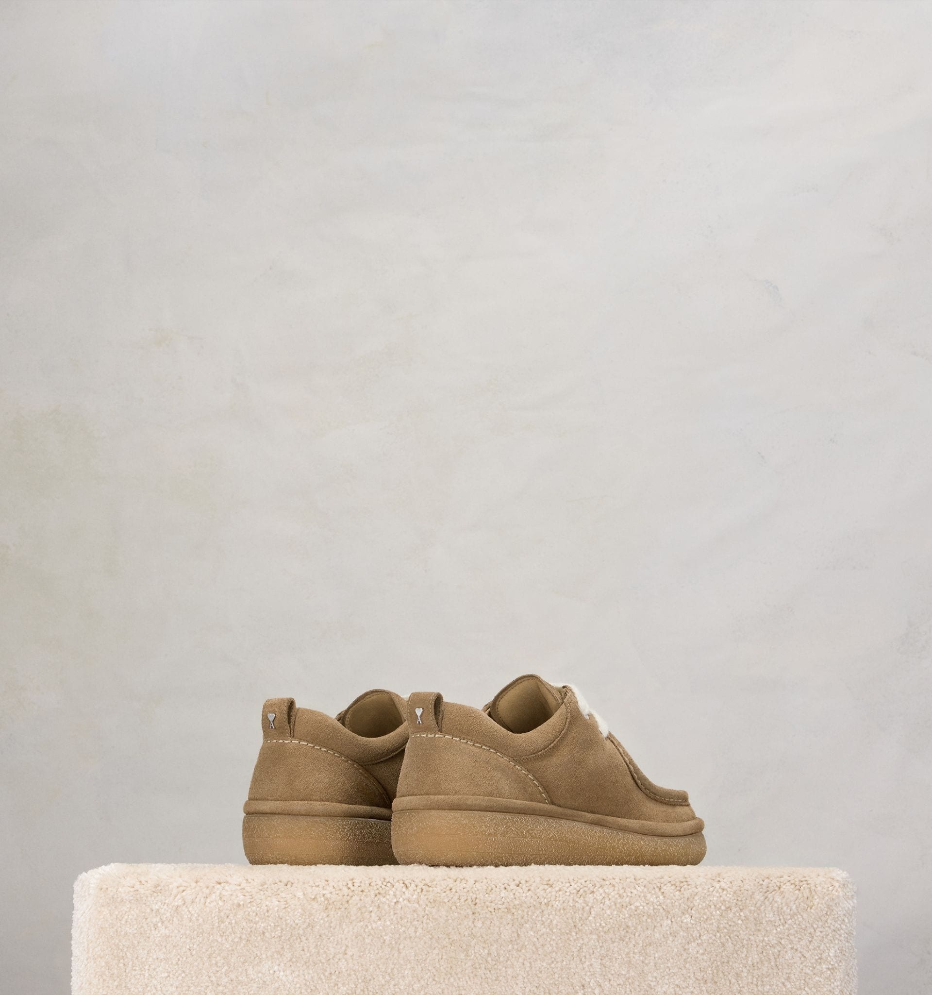 Crepe Sole Lace Up Shoes - 6