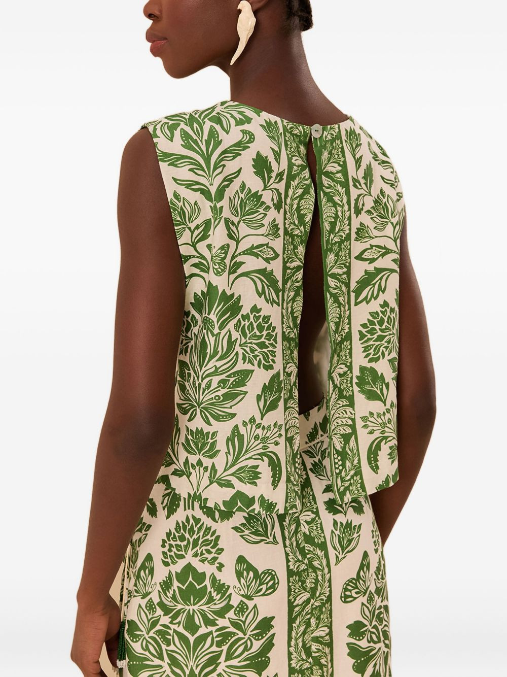 Delicate Tapestry-print top - 3