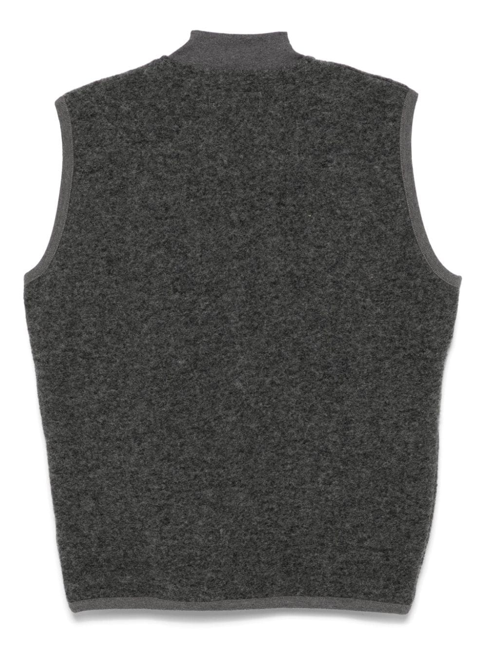 brushed-finish gilet - 2