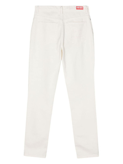 KENZO mid-rise tapered-leg jeans outlook
