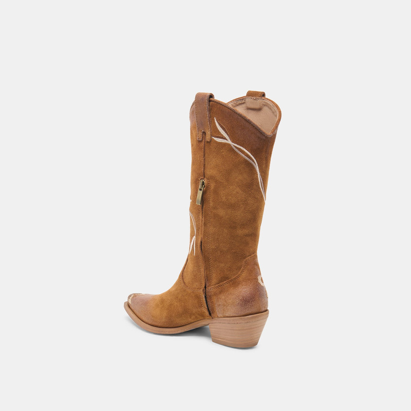 BRANDO BOOTS TAN SUEDE 5