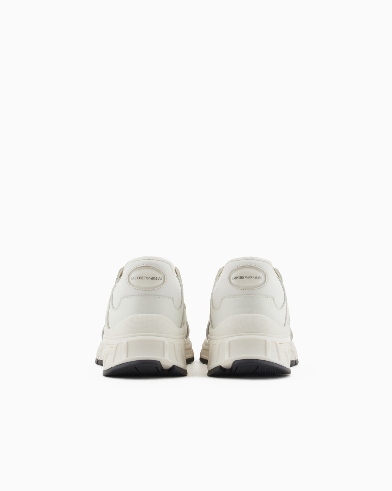 SOFT-MATERIAL SNEAKERS WITH WAVE MOTIF - 4