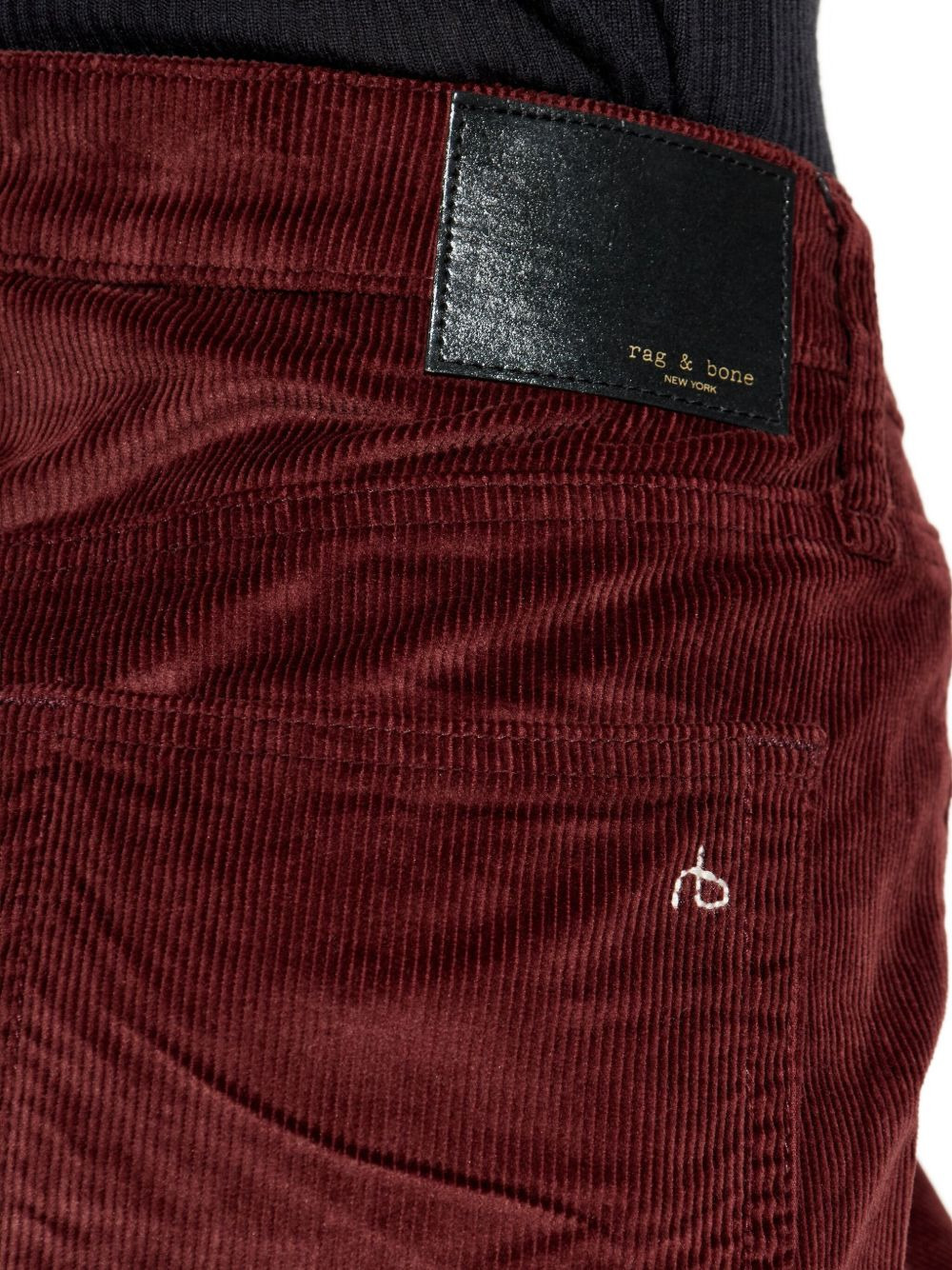 corduroy flared jeans - 5