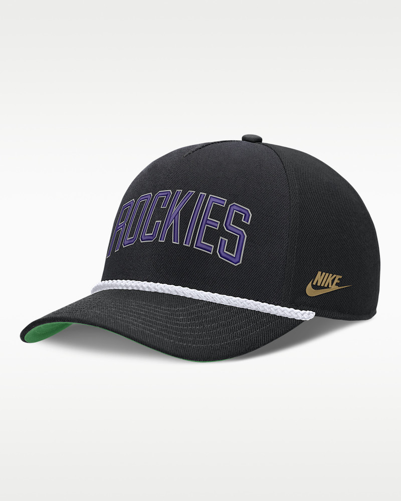Colorado Rockies Rise Men's Nike MLB Adjustable Hat 1