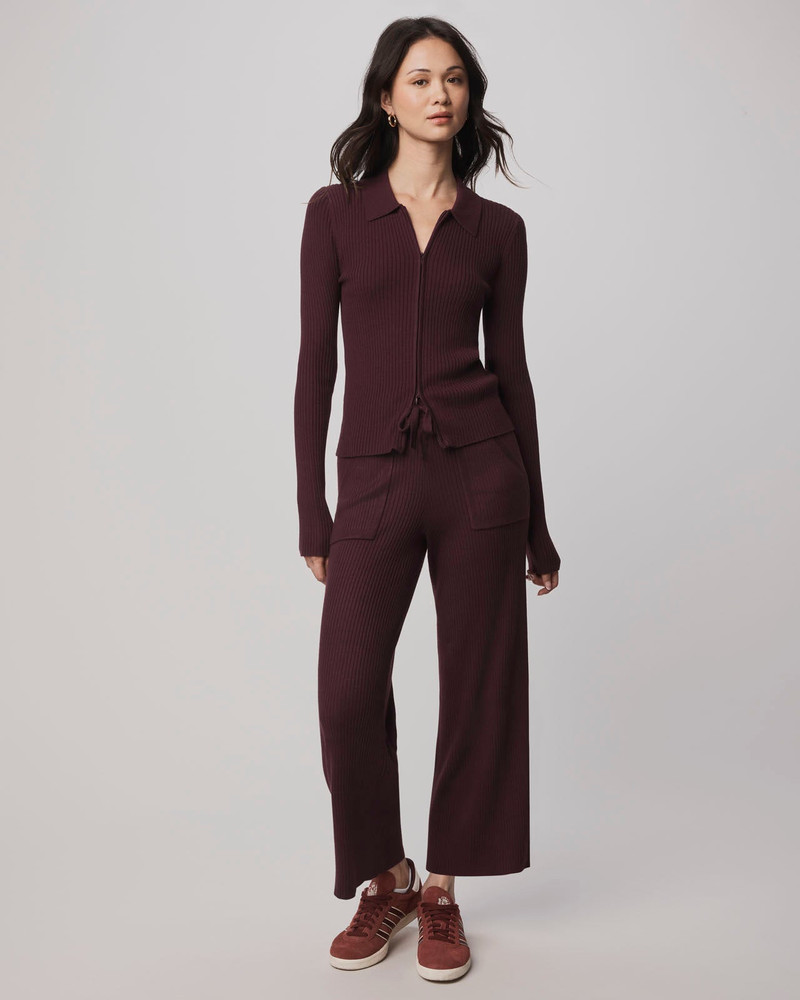 Georgie Cashblend Rib Pant 1