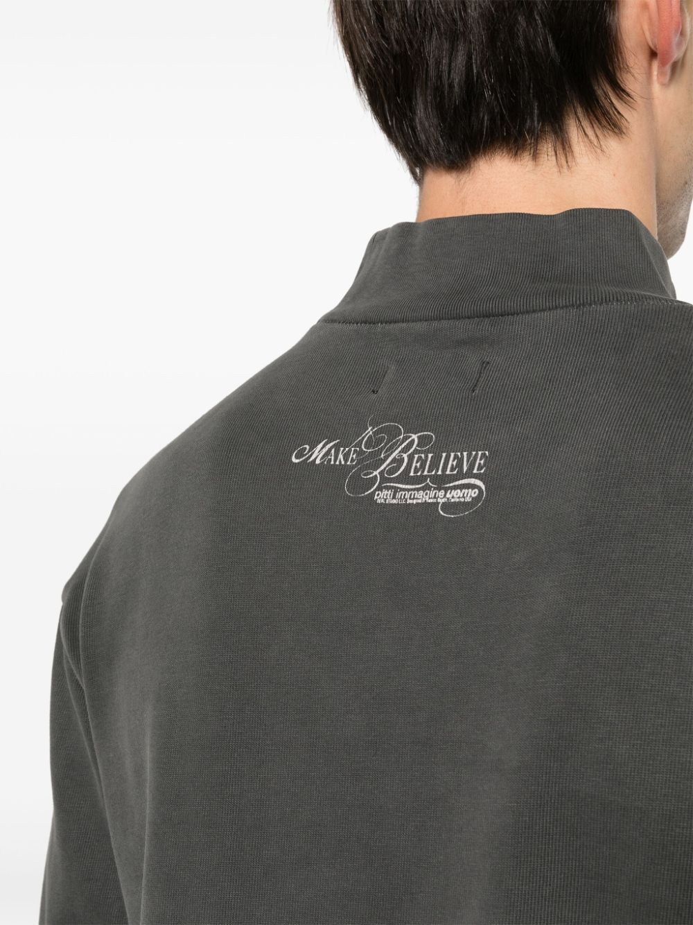 logo-printed longsleeved T-shirt - 5