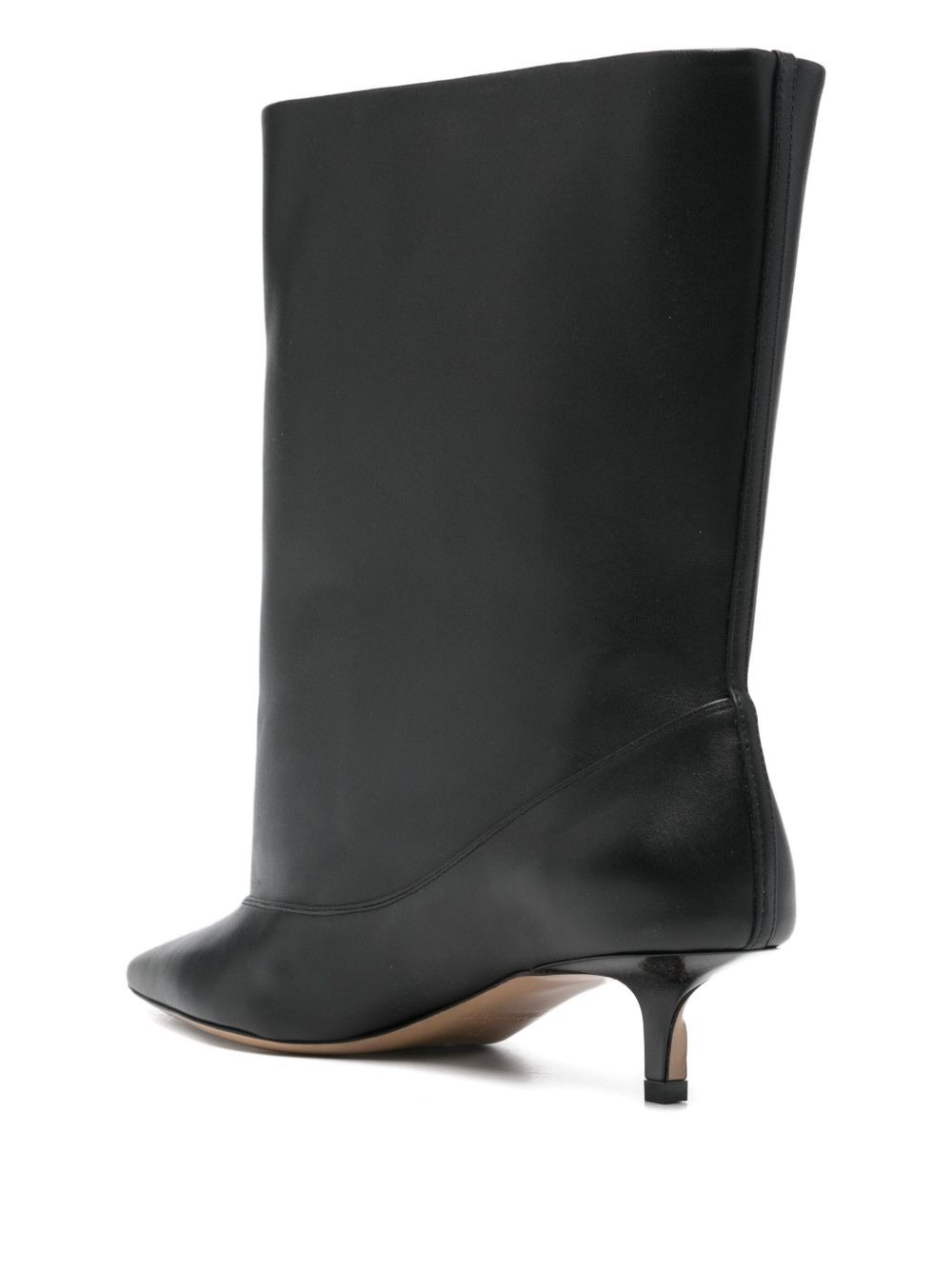 45mm pointed-toe kitten-heel boots - 3