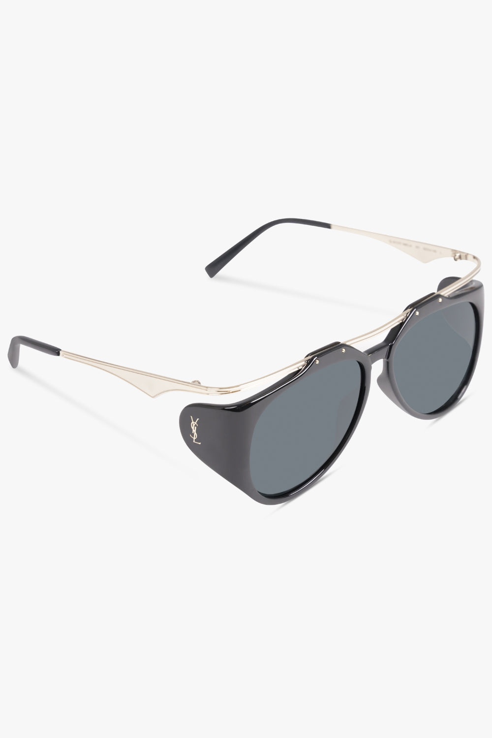 SL M137/F AMELIA OVERSIZE SUNGLASSES | BLACK/GOLD - 2