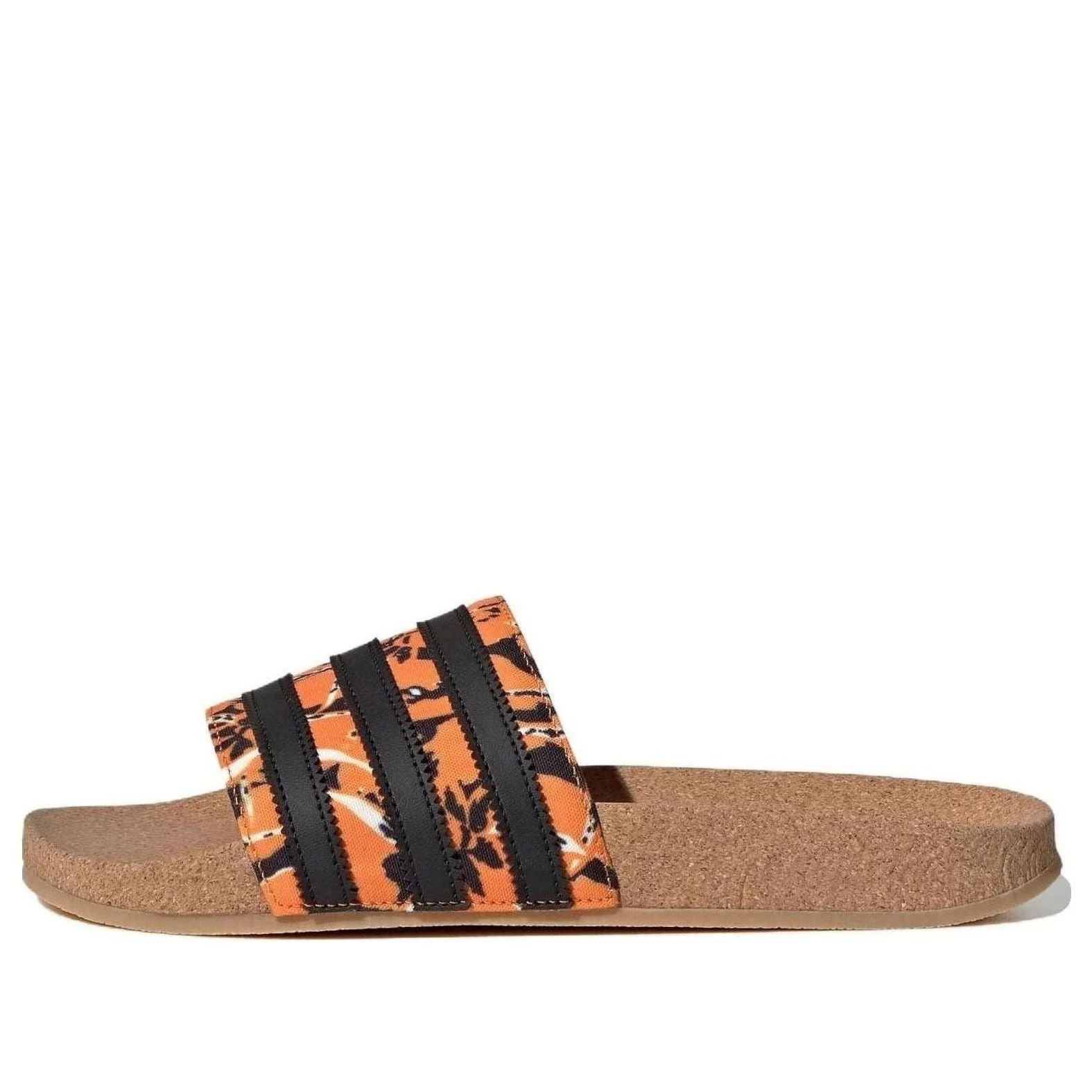 adidas 원본 Adilette 'Bright 오렌지 코어 검정 Gum' IE7750 - 1
