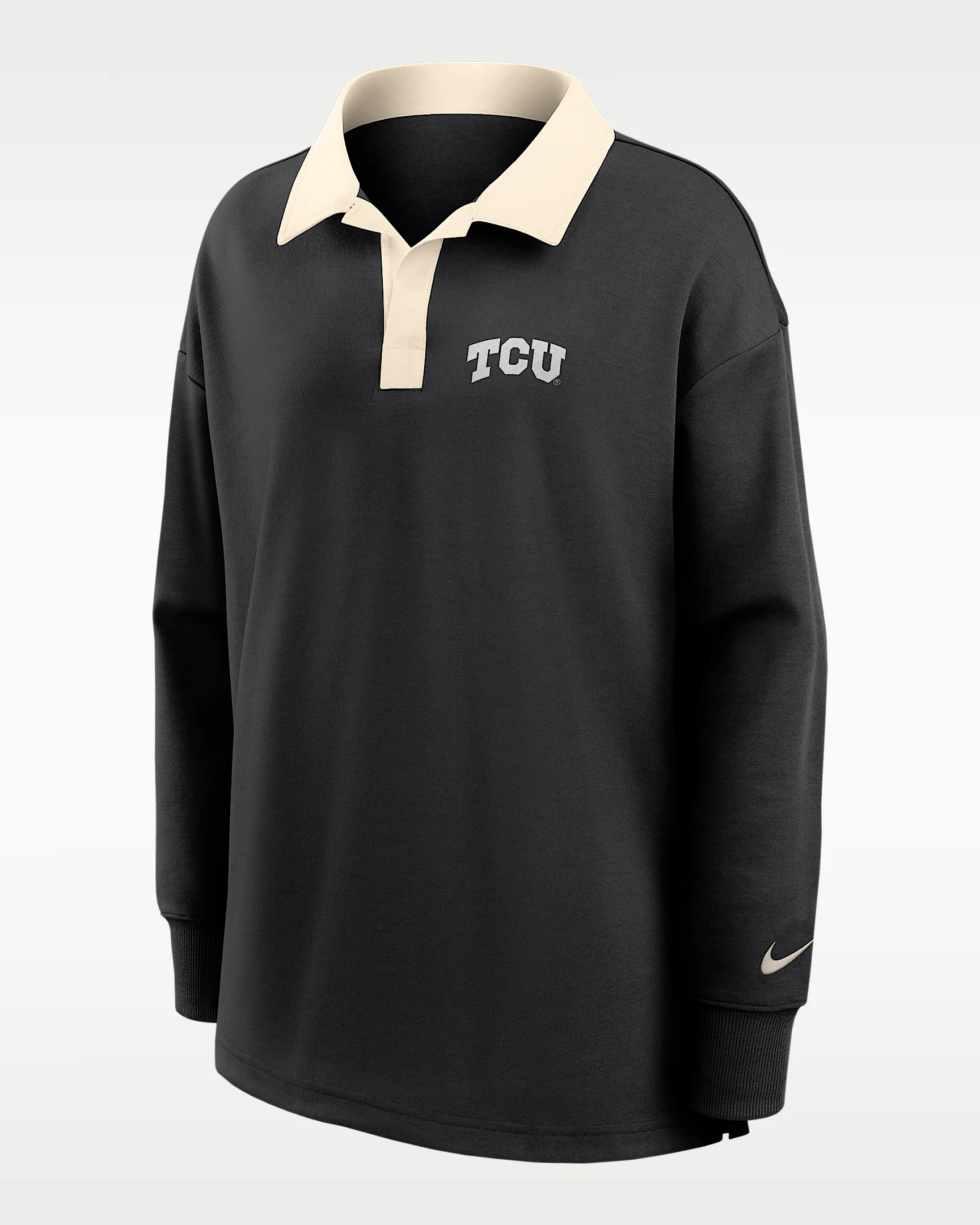 Nike College (TCU) Women's Long-Sleeve Polo - 1