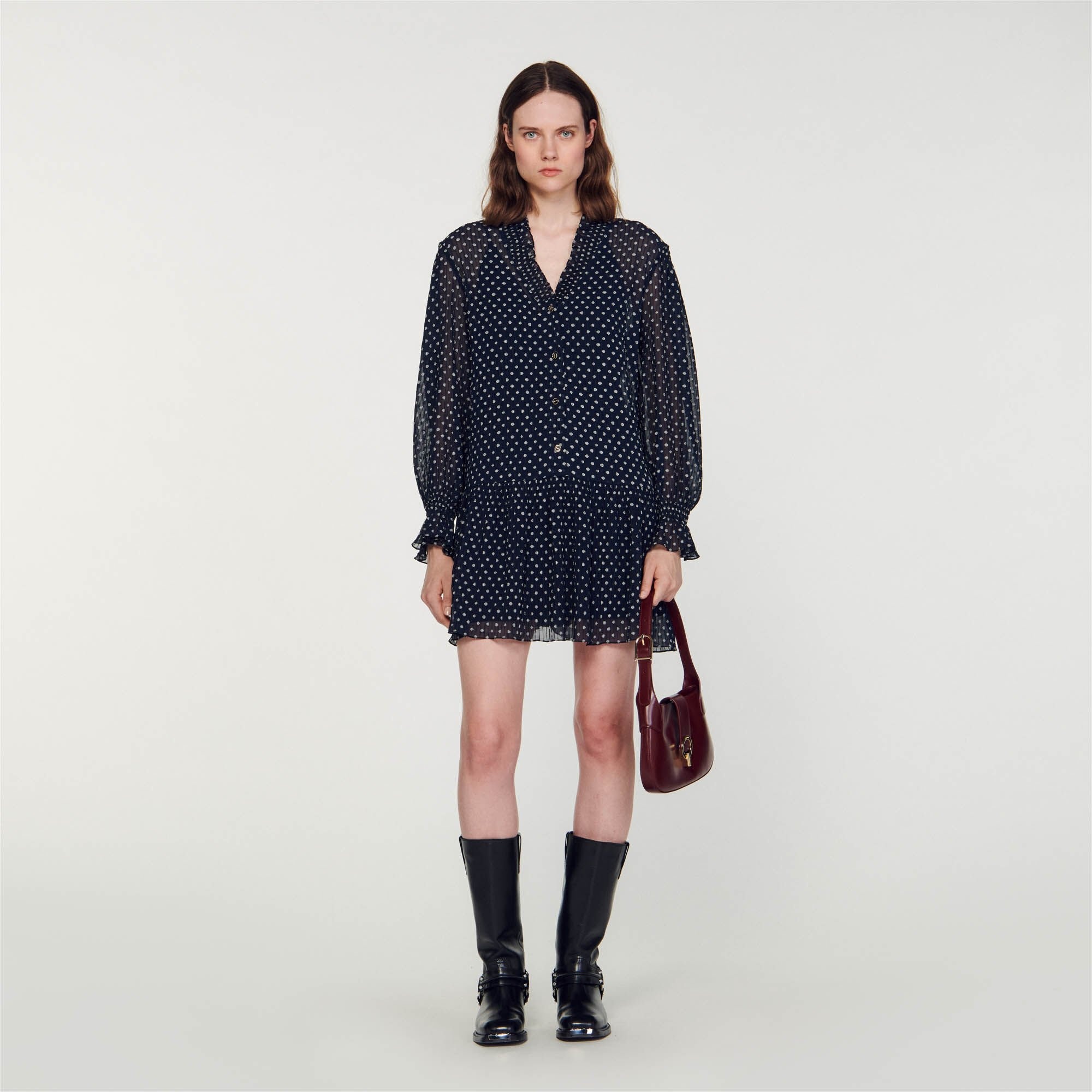 SHORT POLKA DOT DRESS - 2