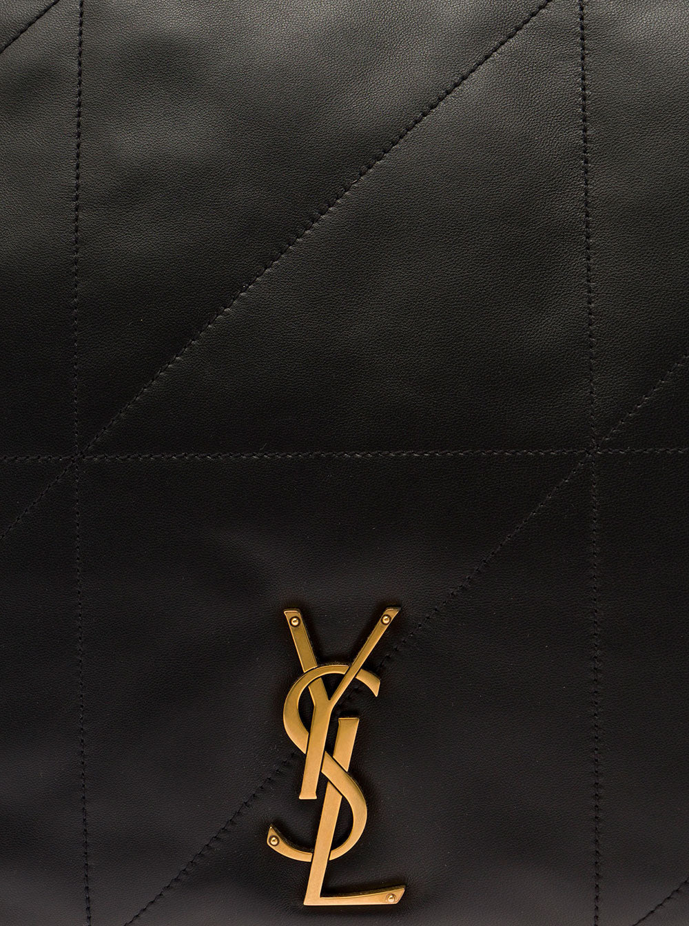 Saint Laurent Women 'Jamie 4.3' Maxi Black Shoulder Bag With Cassandre Detail In Quilted Leather Wom - 4