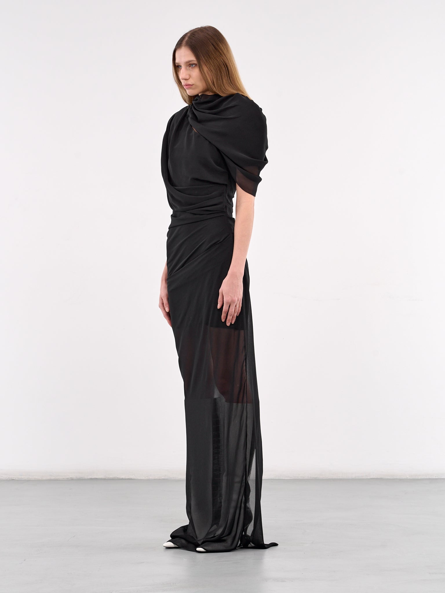 Draped Maxi Dress - 2