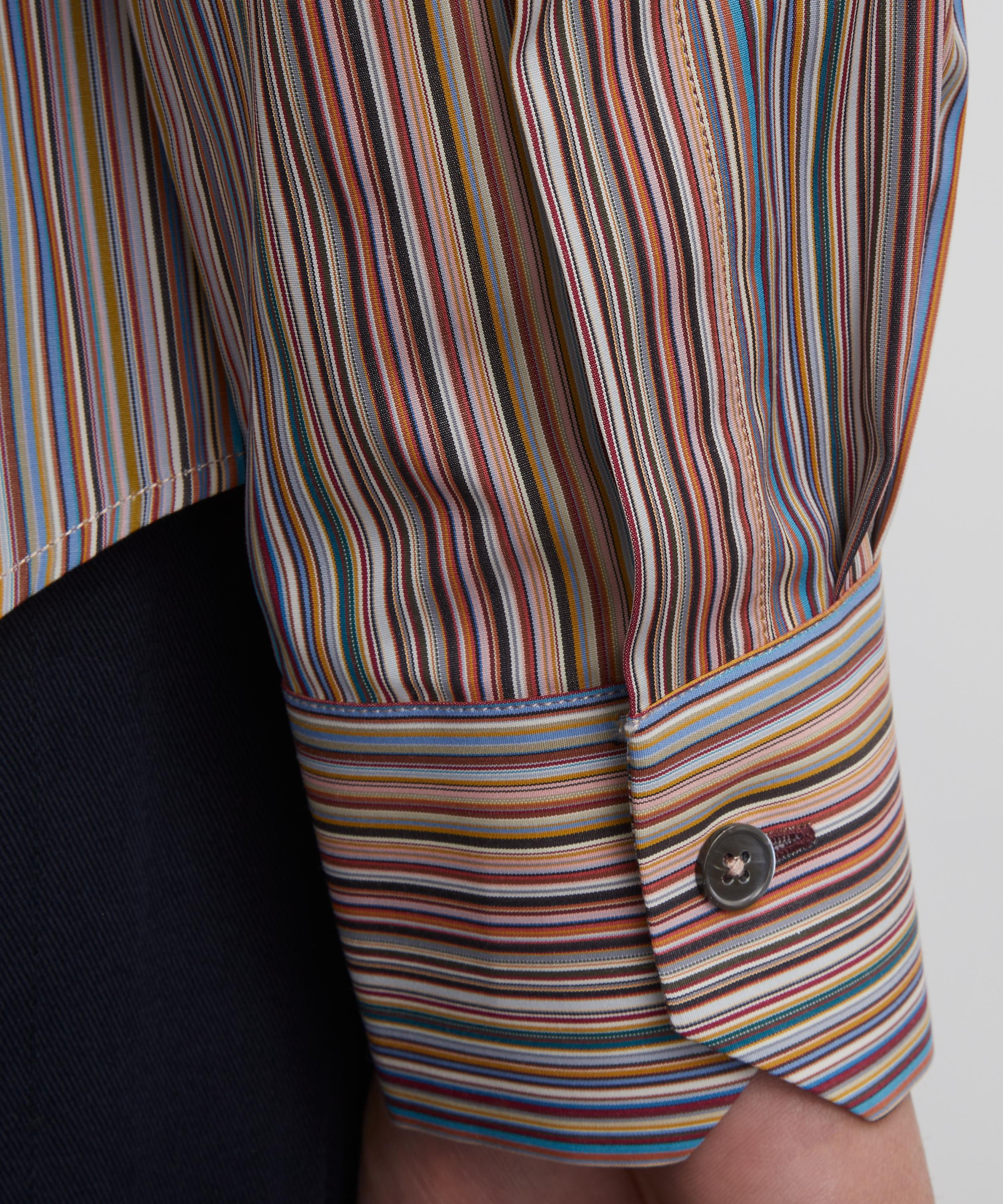 Slim-Fit Signature Stripe Cotton Shirt - 5