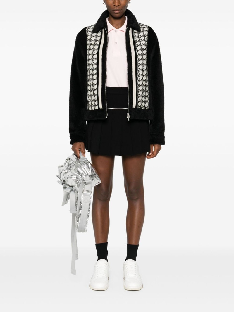 Palm Angels monogram pleated skirt outlook