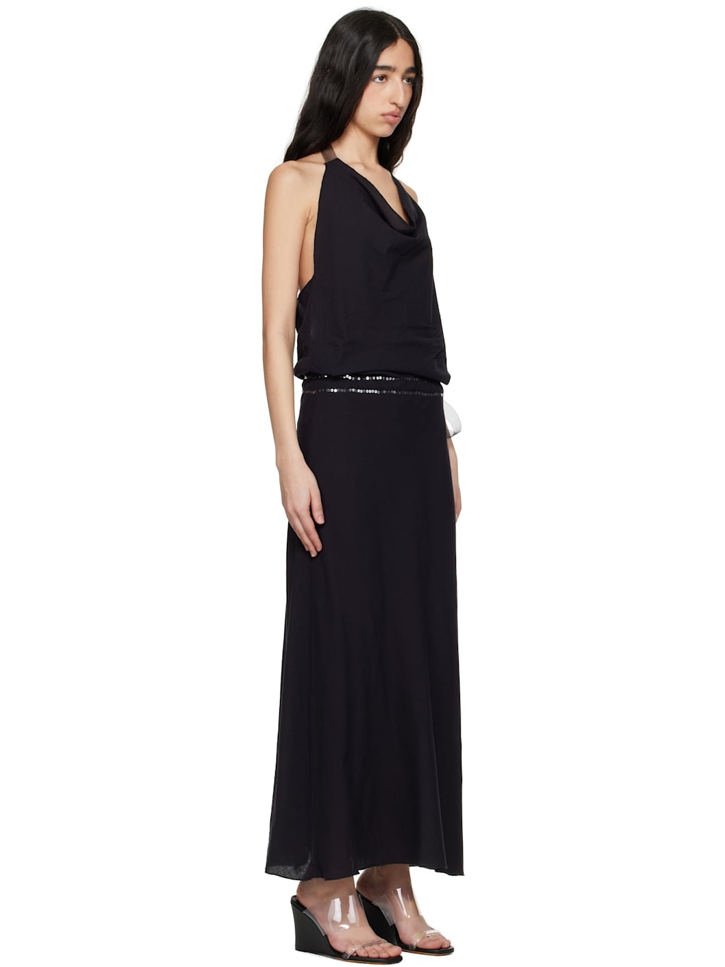 Black Costa Maxi Dress - 2