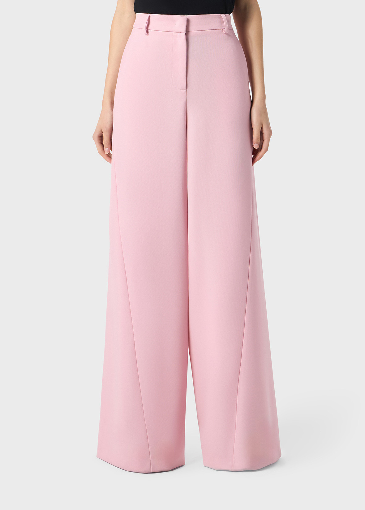 SUPERWIDE-LEG PANTS IN GRAIN DE POUDRE WOOL - 3