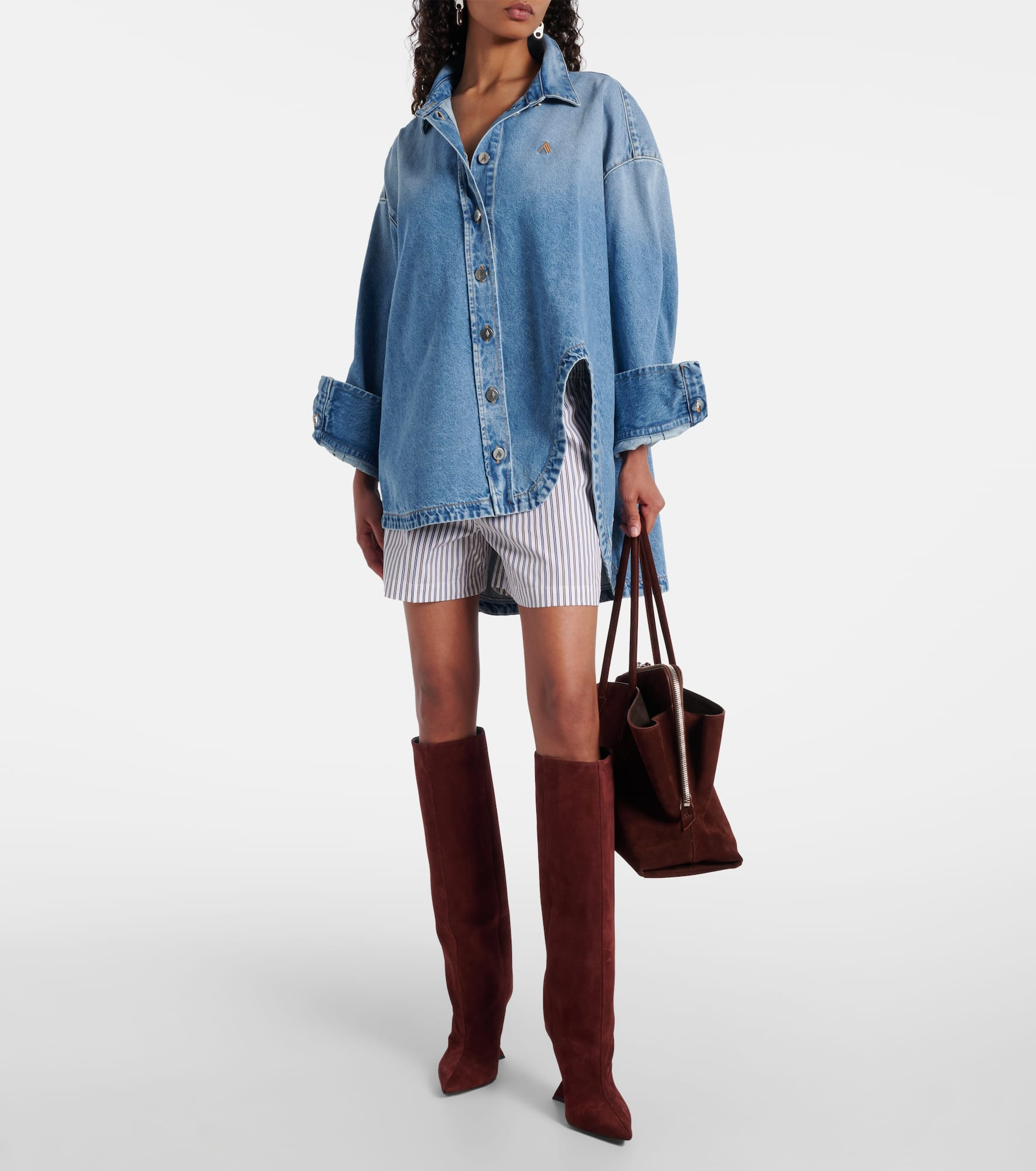 Cheope 105 suede knee-high boots - 3