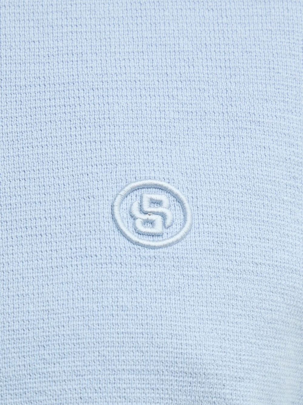 embroidered crew-neck sweater - 4