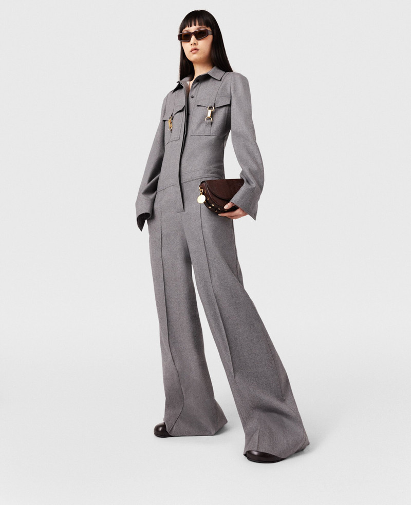 Stella McCartney Clasp-Embellished Wool Jumpsuit outlook
