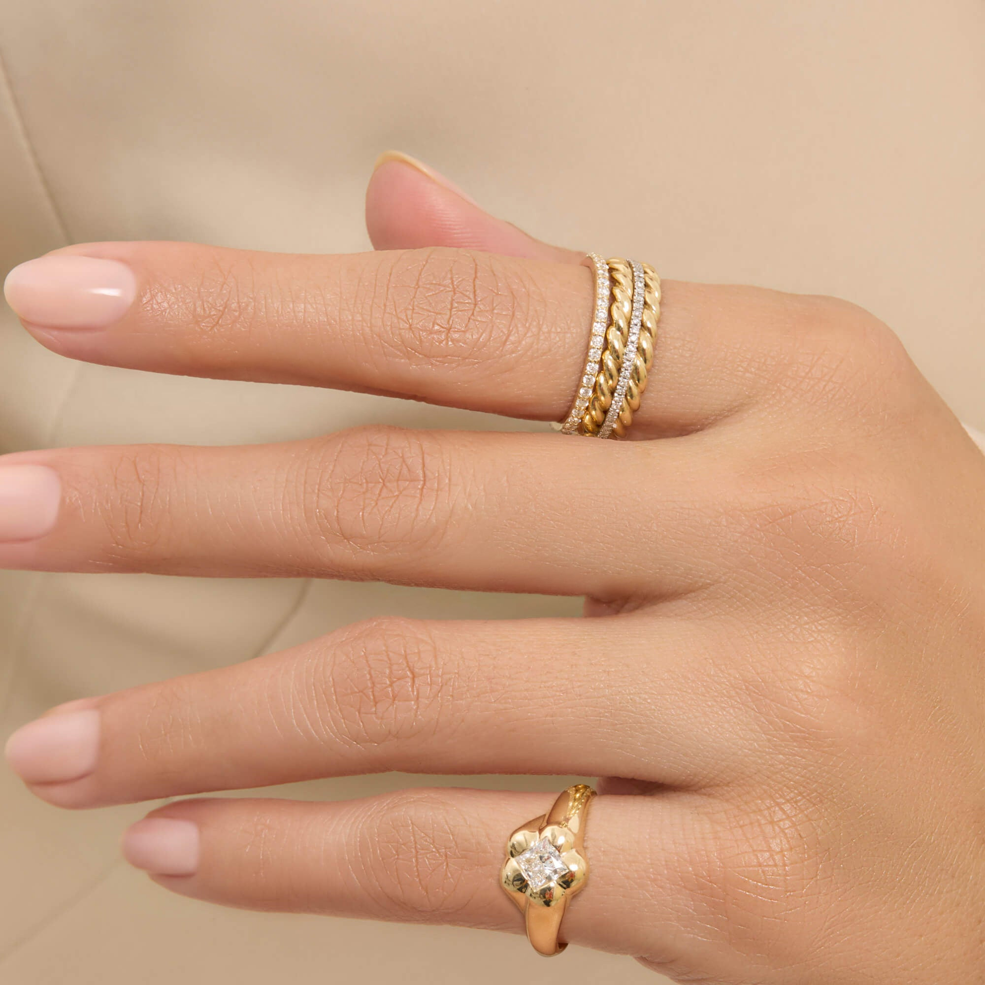 LAB-Created Baez Pinky Ring - 5