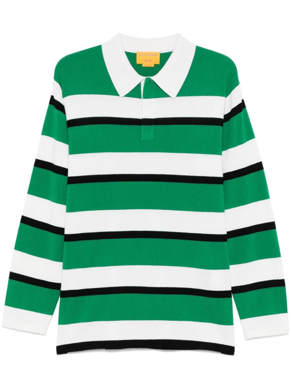 striped rugby polo shirt - 1