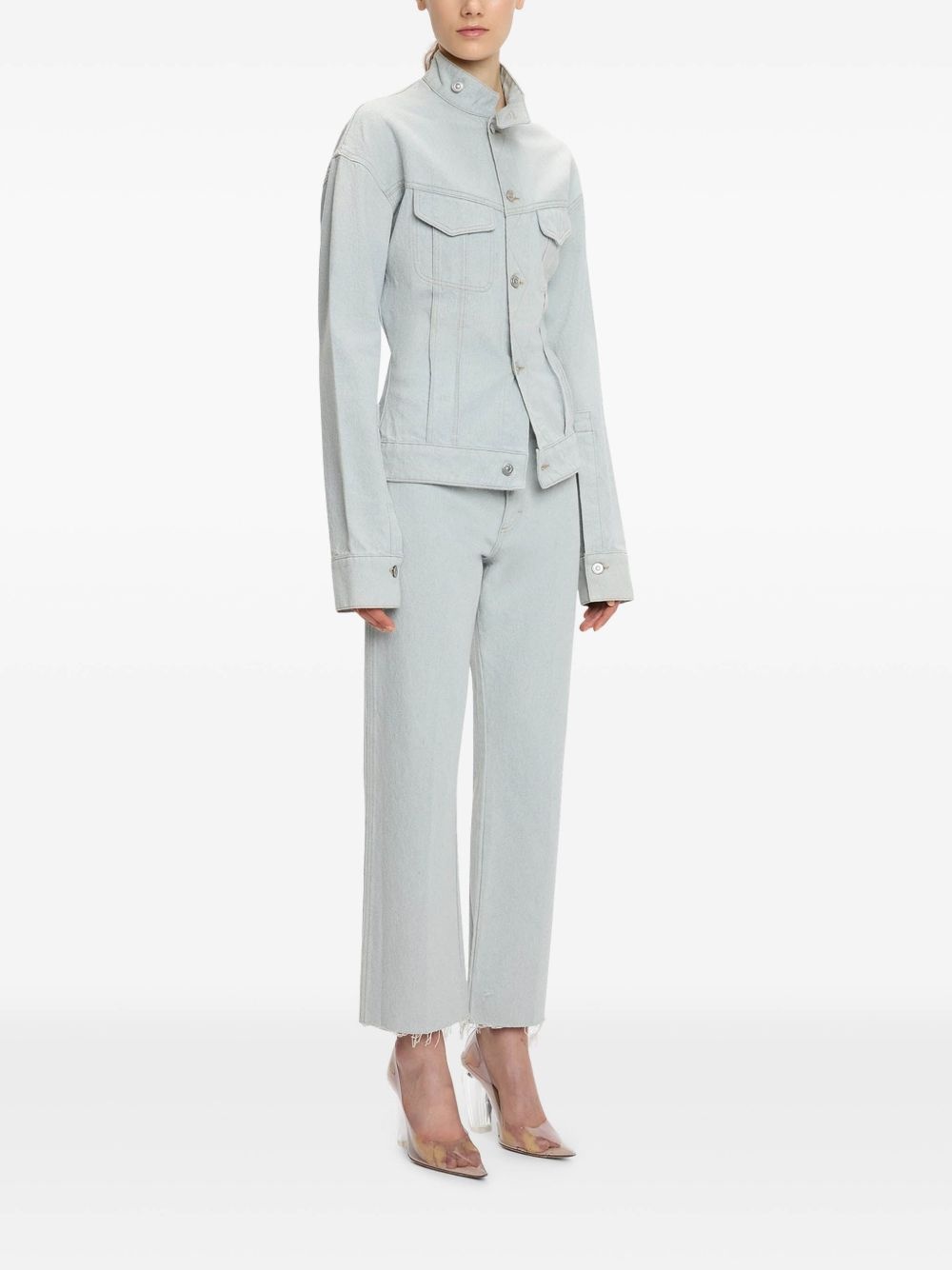 Sculptural denim jacket - 3