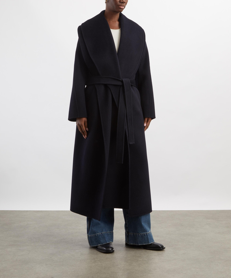 RÓHE Signature Double-Faced Scarf Coat outlook