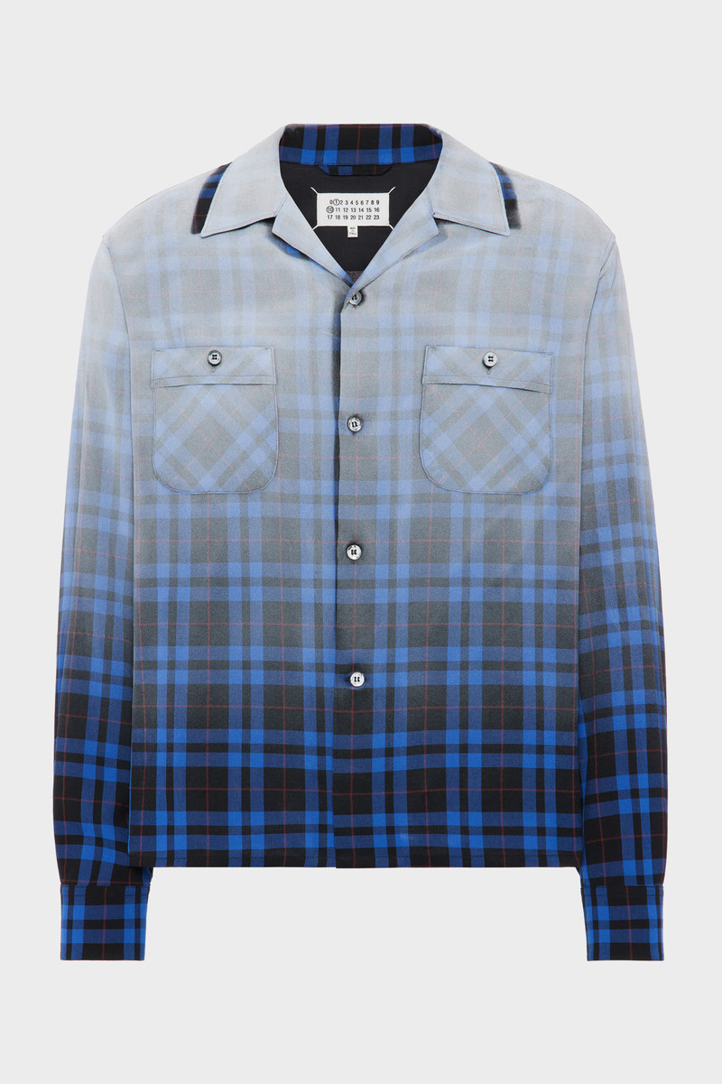 Gradient check shirt 1