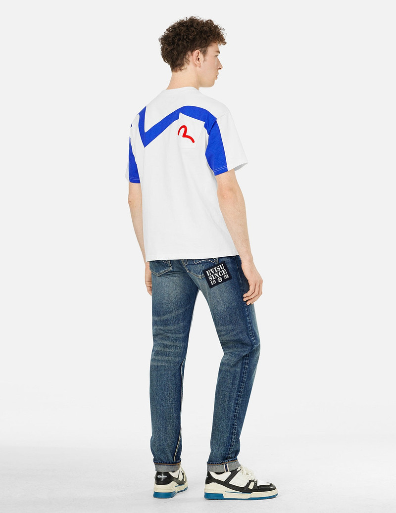 Seagull and Slogan Print Relax Fit T-shirt 4