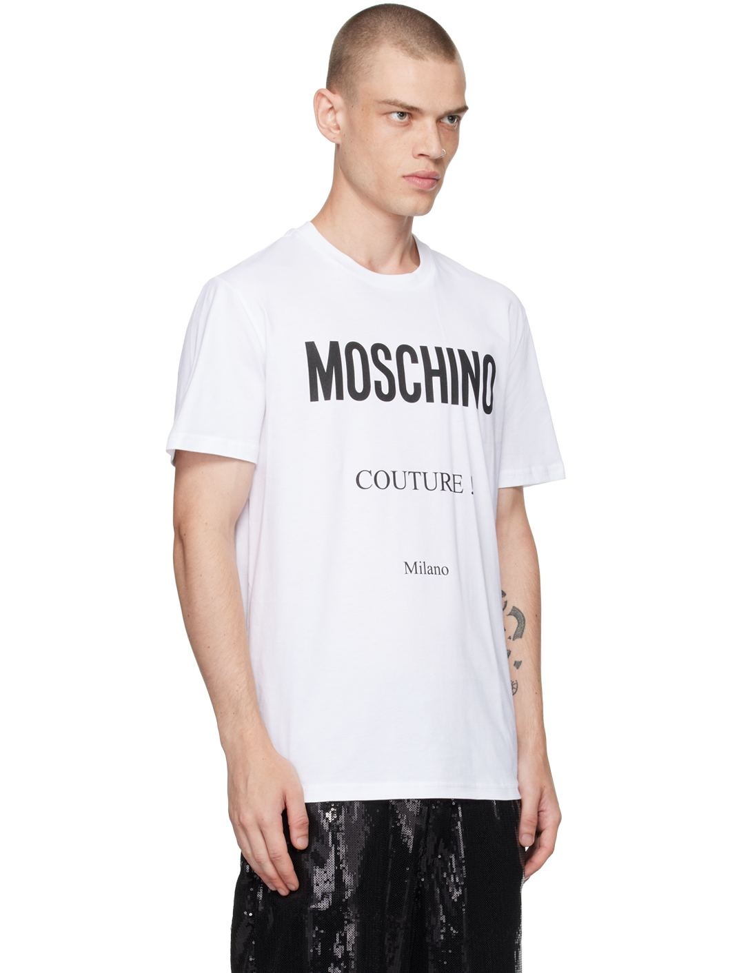White Bonded Logo T-Shirt - 2