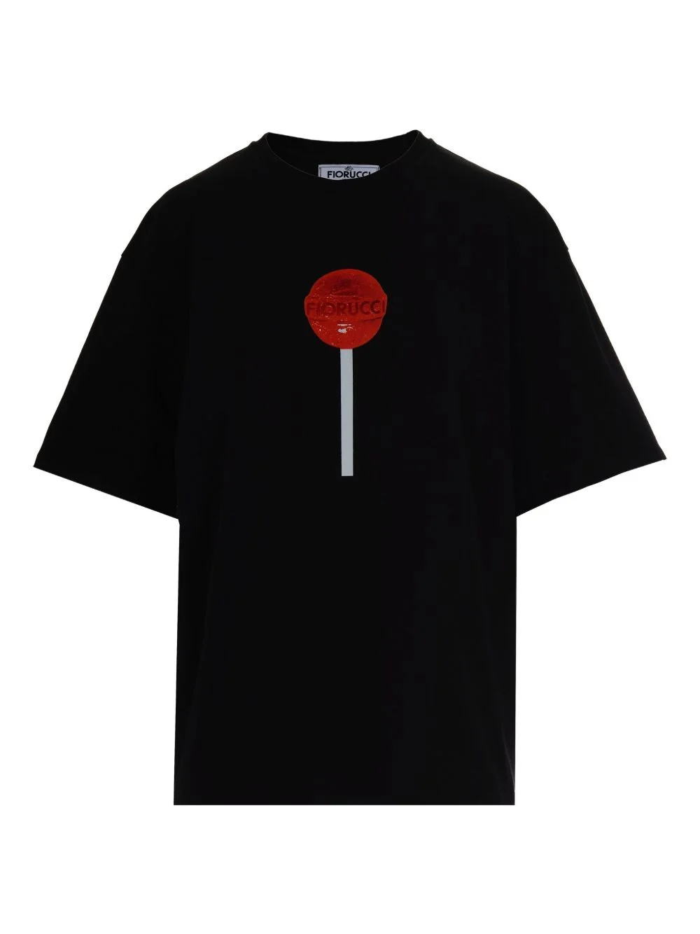 lollipop-print cotton T-shirt - 1